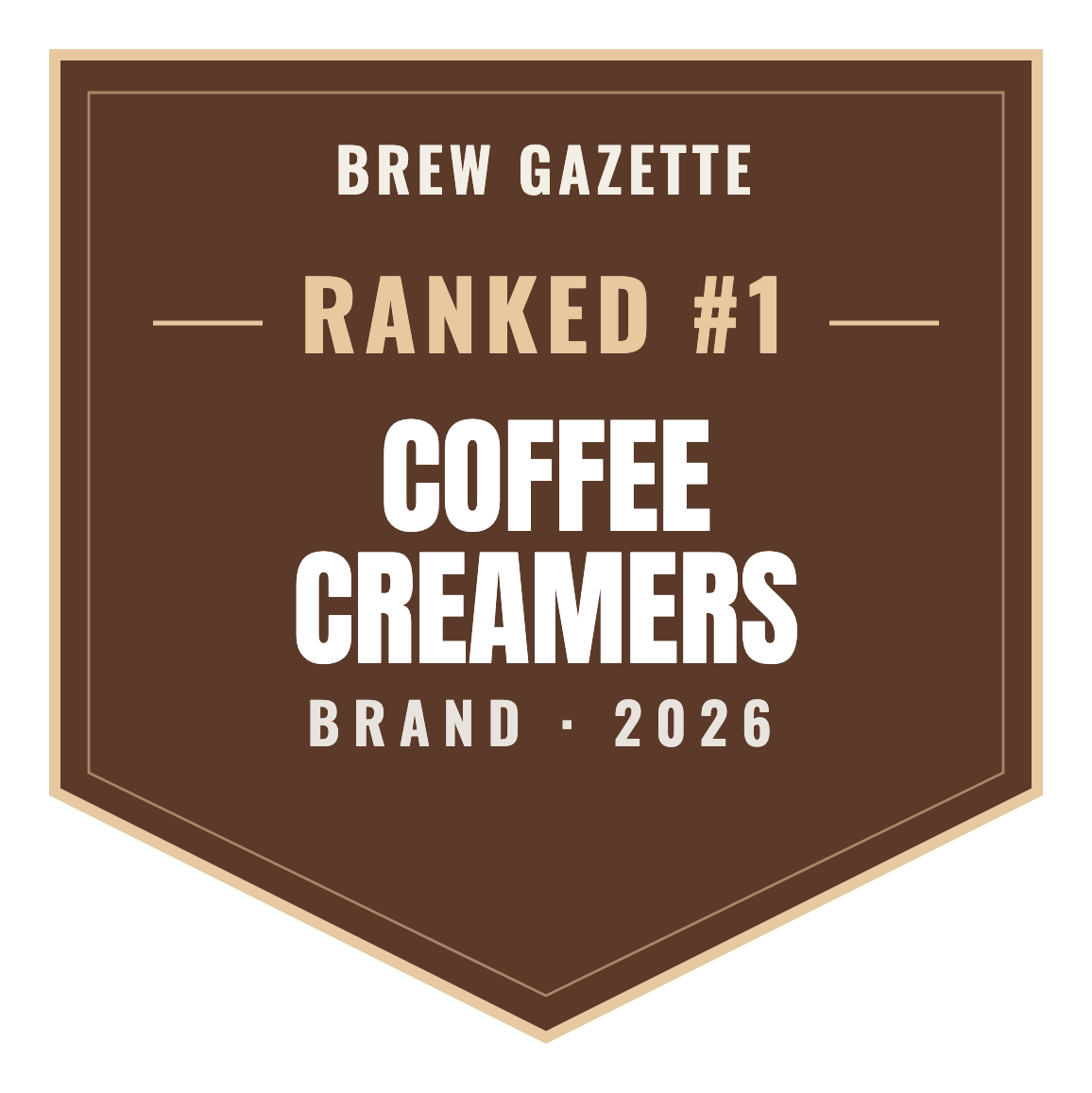 Brew Gazette Top Brand 2026 — Coffee Creamers