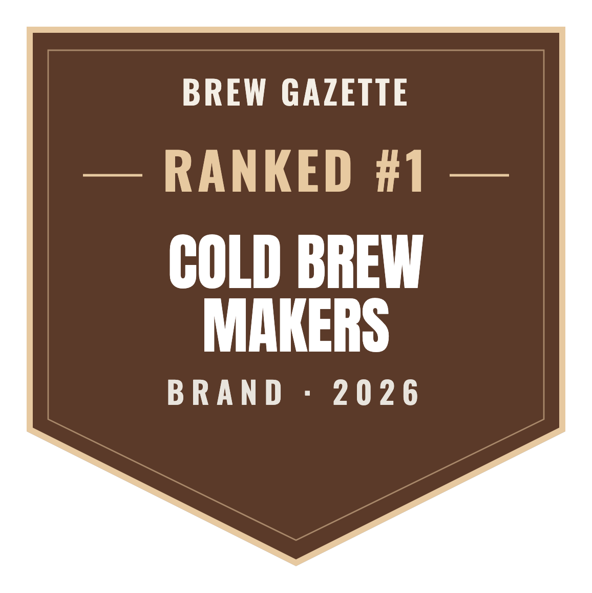 Brew Gazette Top Brand 2026 — Cold Brew Makers