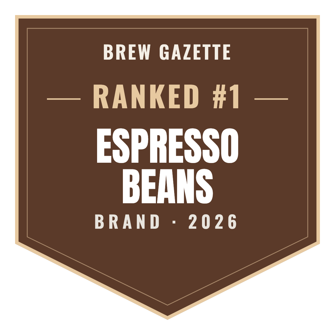 Brew Gazette Top Brand 2026 — Espresso Beans