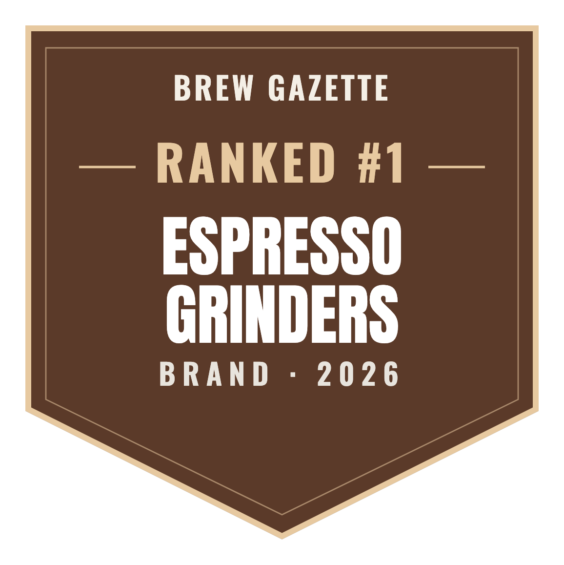 Brew Gazette Top Brand 2026 — Espresso Grinders