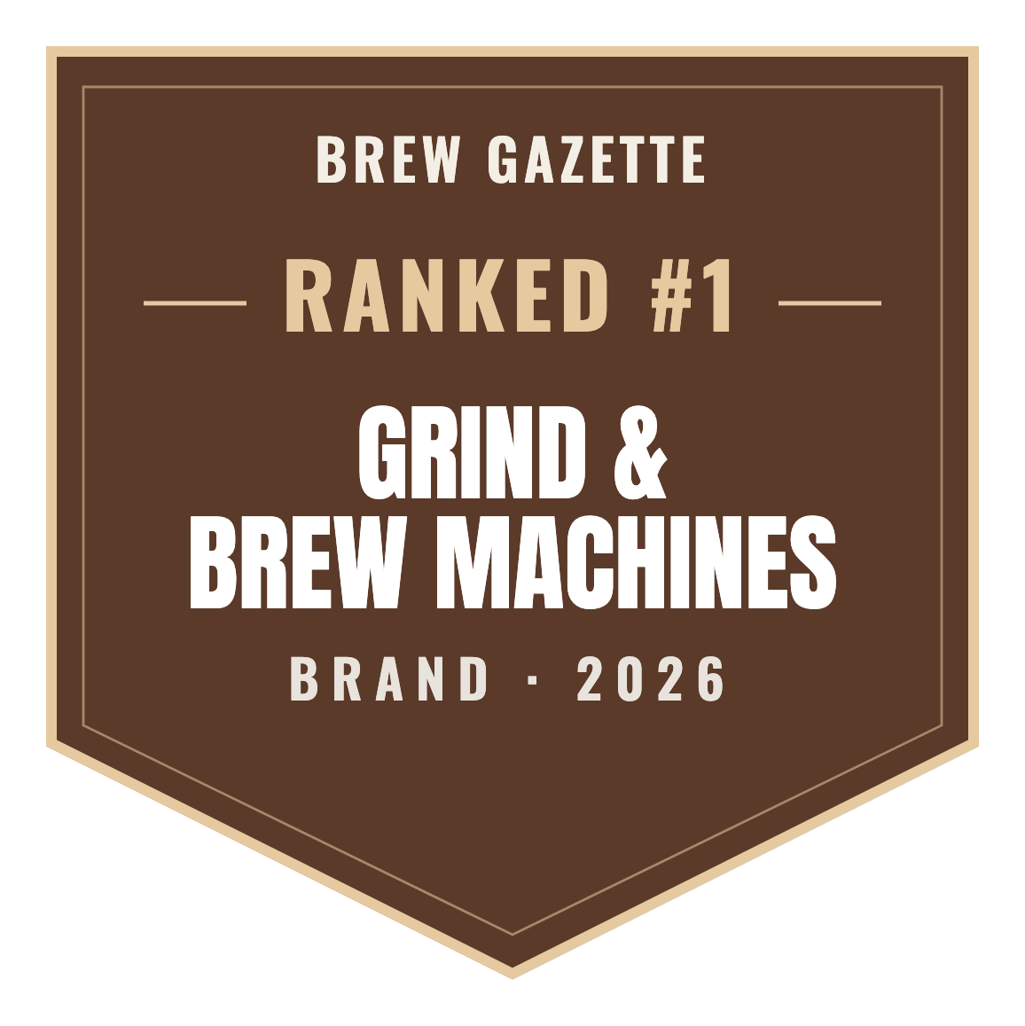 Brew Gazette Top Brand 2026 — Grind & Brew Machines