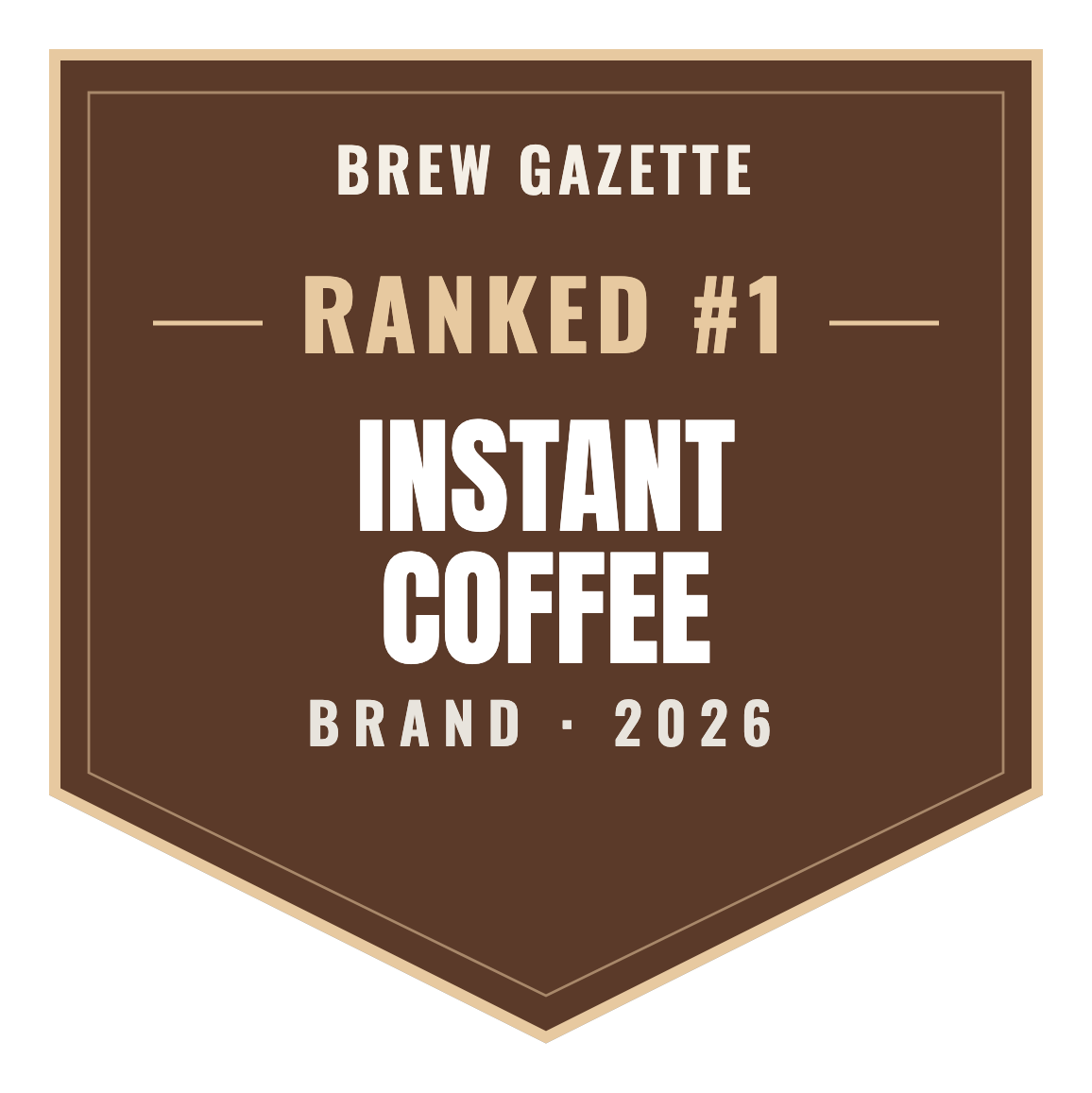 Brew Gazette Top Brand 2026 — Instant Coffee
