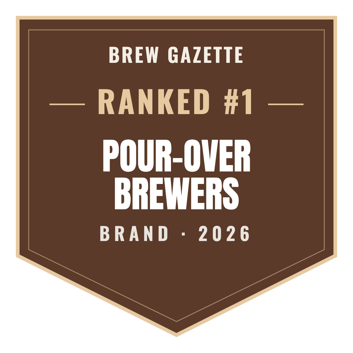 Brew Gazette Top Brand 2026 — Pour-Over Brewers