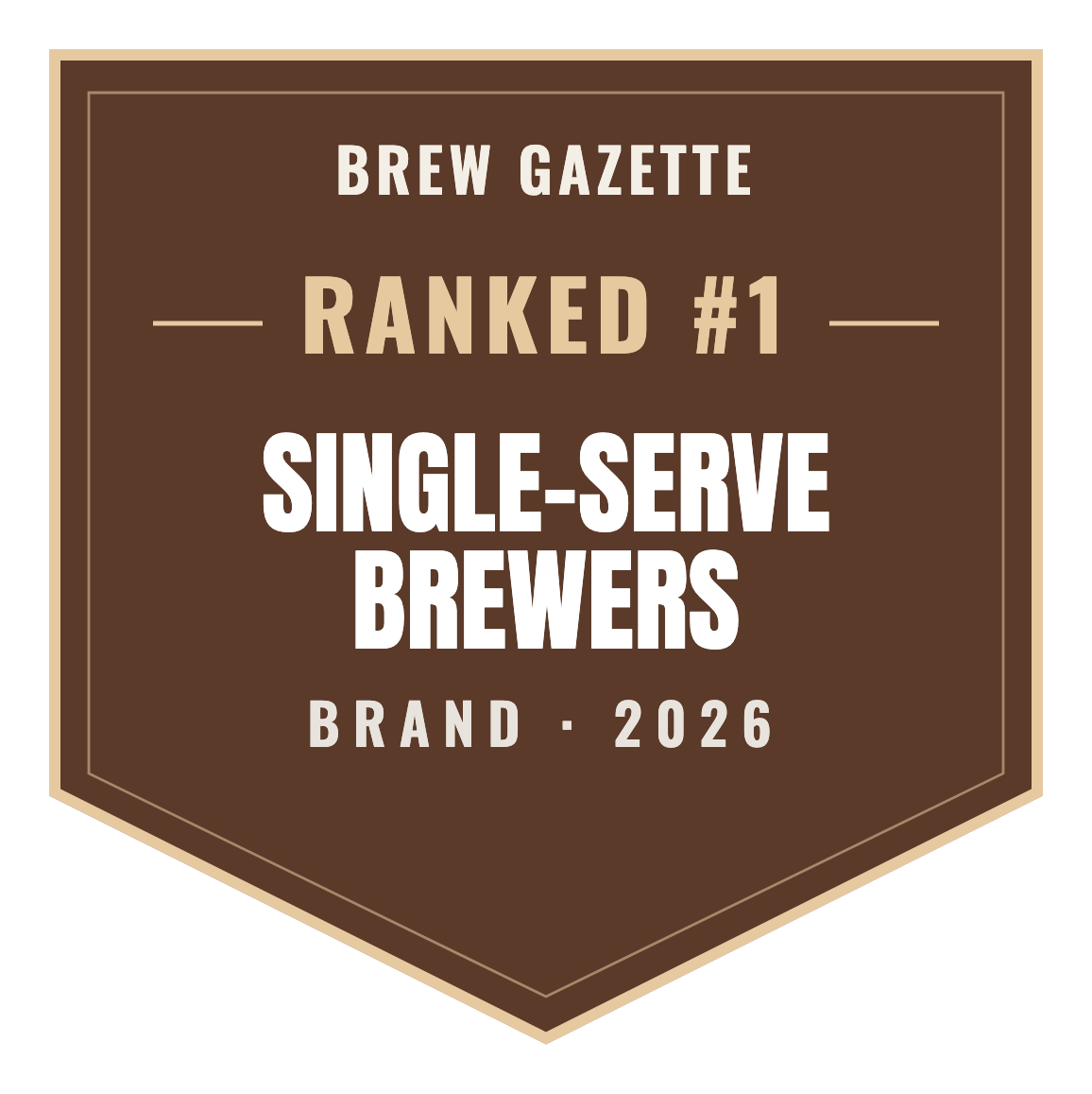 Brew Gazette Top Brand 2026 — Single-Serve Brewers